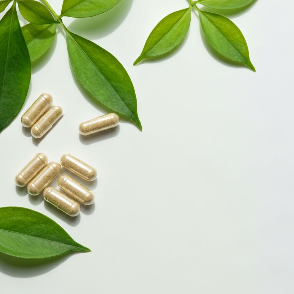Natural herbal supplements and plant ingredients